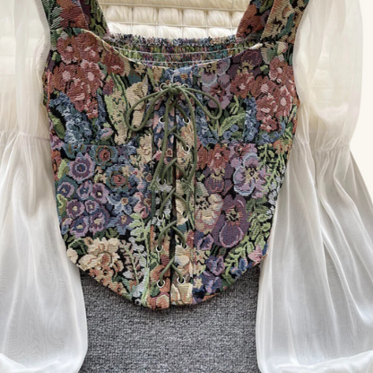 Flowery Blouse